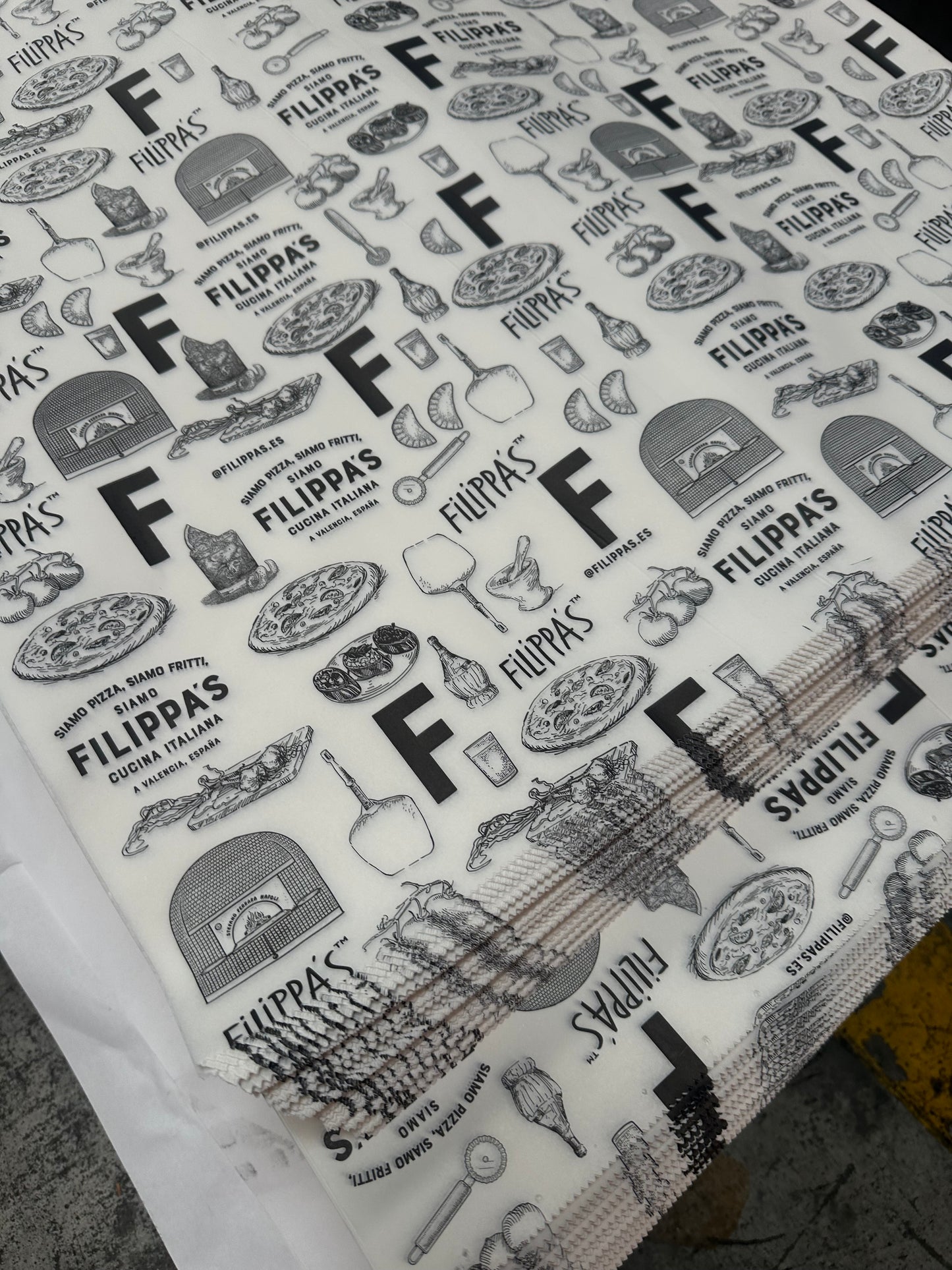 Papel antigrasa filippas