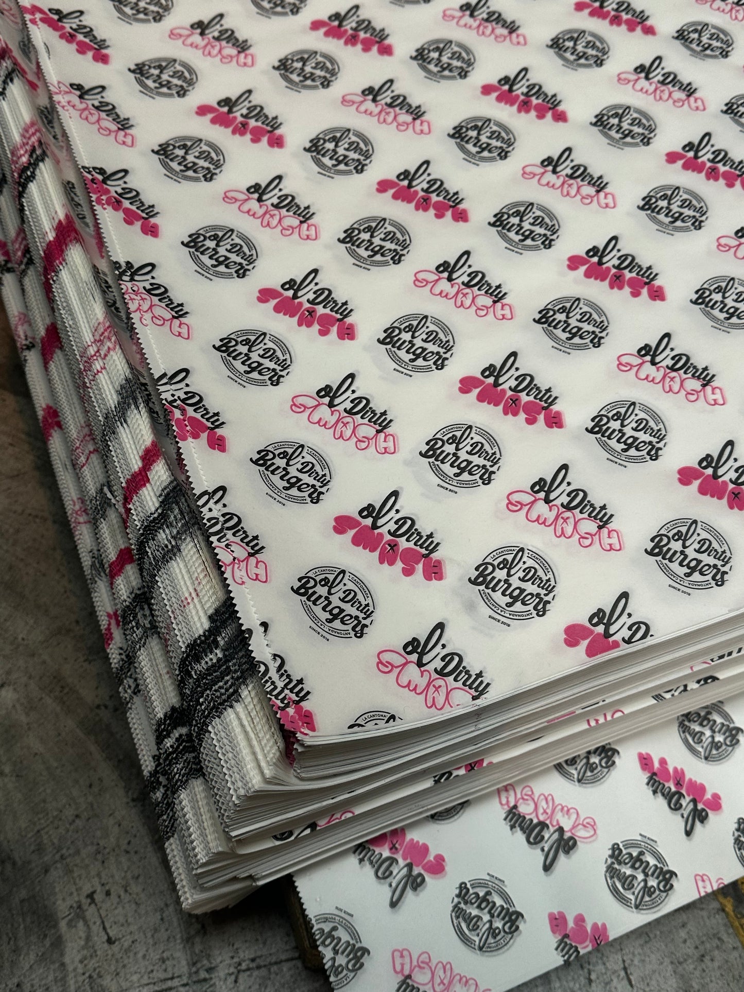 papel antigrasa hamburguesas smash