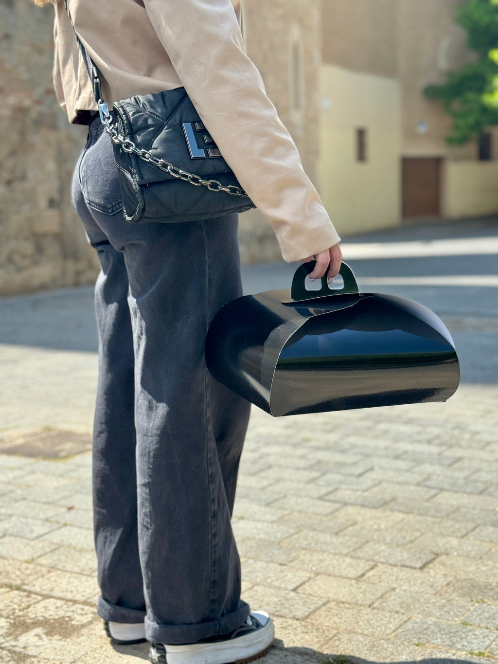 Caja tarta pañuelo | negra