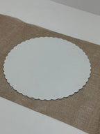 base pastel redonda blanco