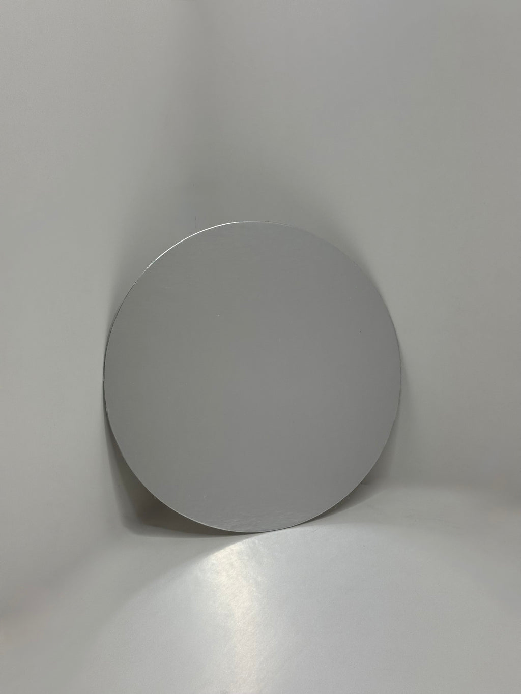 base pastel redonda plata