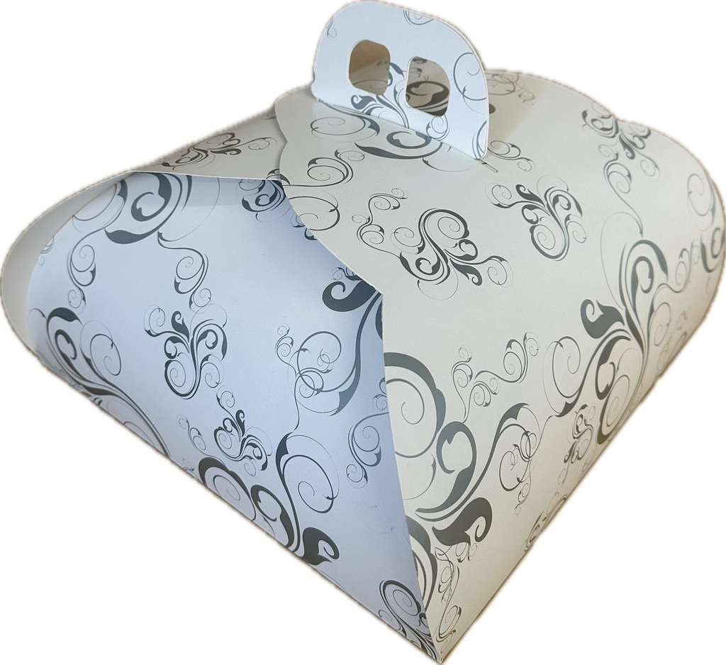 caja para tarta tipo pañuelo cuadrada