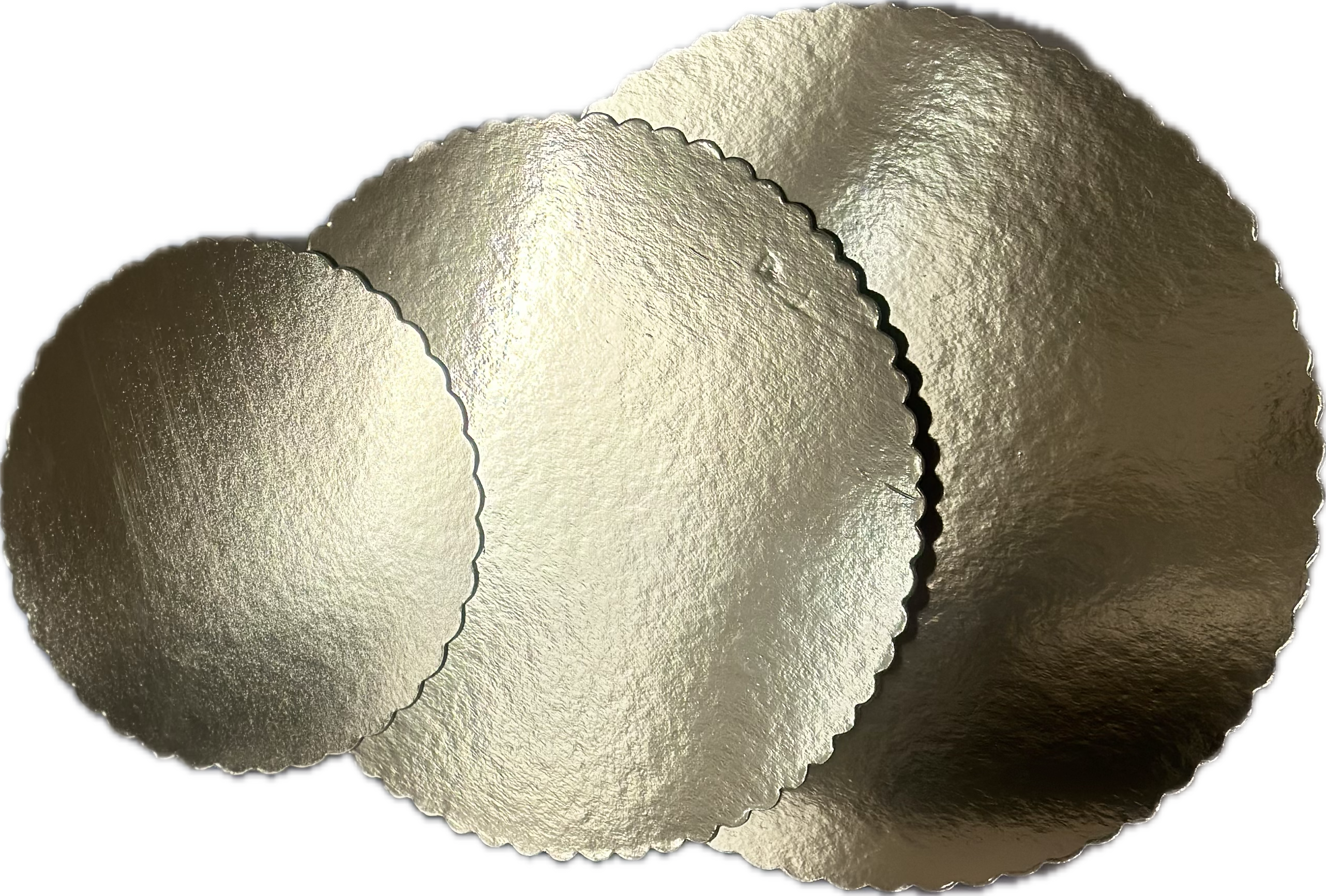 discos pasteles en oro